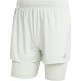 adidas Performance HEAT.RDY Twee-in-Een HIIT Short - Heren - Groen