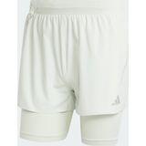 adidas Performance HEAT.RDY Twee-in-Een HIIT Short - Heren - Groen