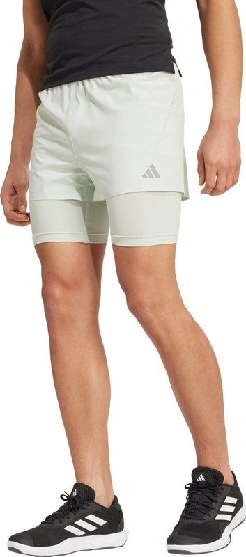 adidas Performance HEAT.RDY Twee-in-Een HIIT Short - Heren - Groen