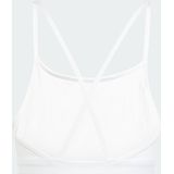 Adidas - Aeroreact - Sportbeha - Zwart - 91% Gerecycled Polyester, AEROREADY, Ademend