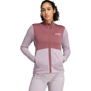 adidas TERREX Terrex Multi Light Fleece Ritsjack - Dames - Paars