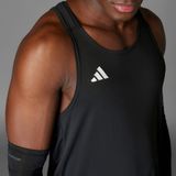 adidas - Adizero Essentials - Hardloopsinglet - Lichtgewicht - Zwart - Gerecycled Polyester