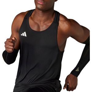 adidas - Adizero Essentials - Singlet - Zwart - Sneldrogend Materiaal