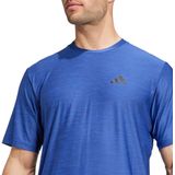 adidas - Trainingsshirt - Zwart - 92% Gerecycled Polyester, 8% Elastaan