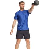 adidas - Trainingsshirt - Zwart - 92% Gerecycled Polyester, 8% Elastaan