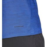 adidas - Trainingsshirt - Zwart - 92% Gerecycled Polyester, 8% Elastaan