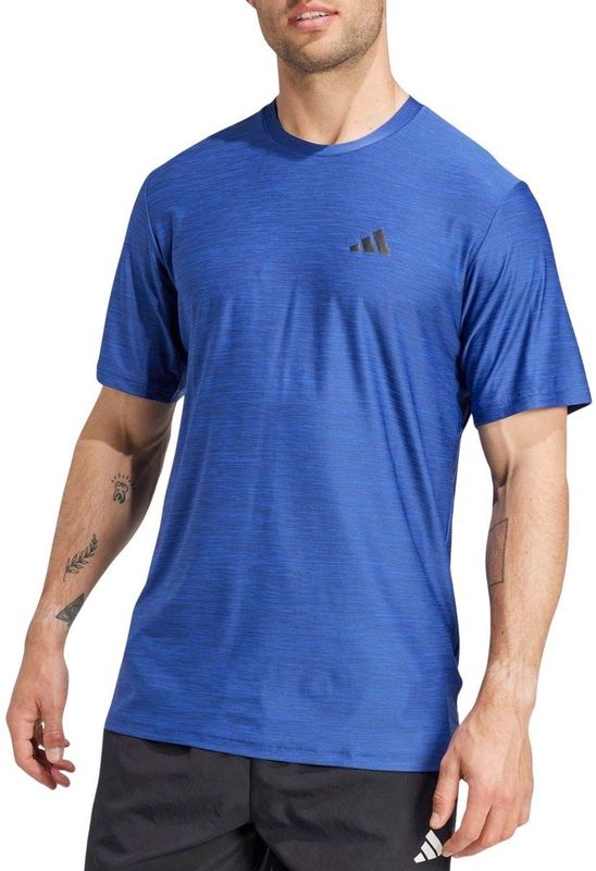 adidas - Trainingsshirt - Zwart - 92% Gerecycled Polyester, 8% Elastaan