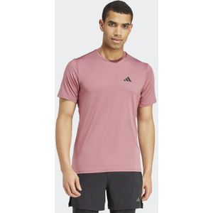 Adidas - Train Essentials - Sportshirt - Zwart - Gerecycled Materiaal