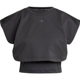 adidas - Power Boxy French Terry - T-shirt - Met Korte Mouwen
