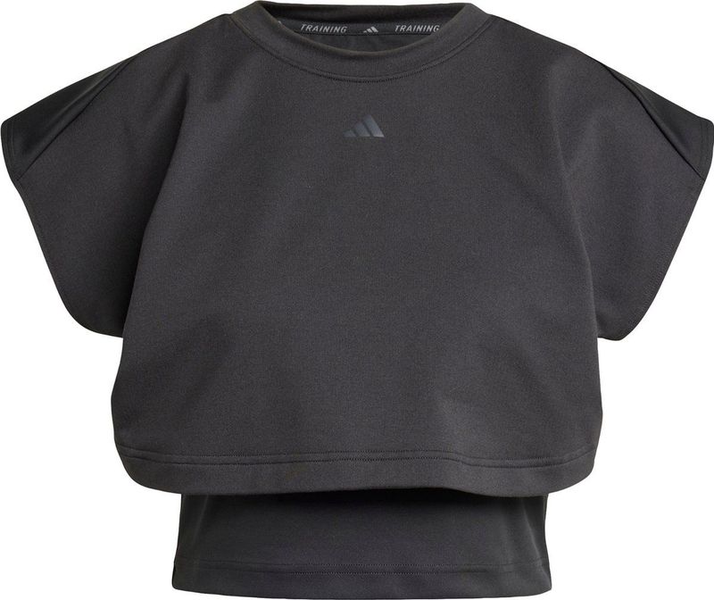 adidas - Power Boxy French Terry - T-shirt - Met Korte Mouwen