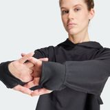 Power Loose Fit Hoodie - Dames - Groen - Gerecycled Polyester/Katoen/Elastaan