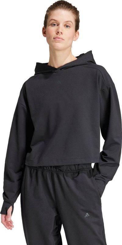 Power Loose Fit Hoodie - Dames - Groen - Gerecycled Polyester/Katoen/Elastaan