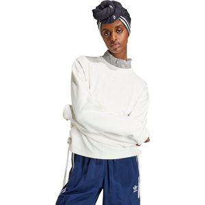 adidas Originals Ruched 3-Stripes Loose Sweatshirt - Dames - Wit