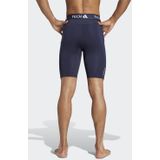 adidas - Techfit - Korte Broeken - Zwart - 83% Gerecycled Polyester, 17% Elastaan