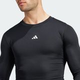 Kompressions-T-Shirt langarm adidas Techfit