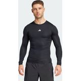 adidas - Compressietraining T-shirt - Zwart - Polyester, Elastaan