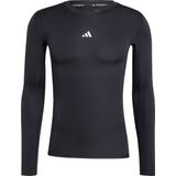 adidas - Compressietraining T-shirt - Zwart - Polyester, Elastaan