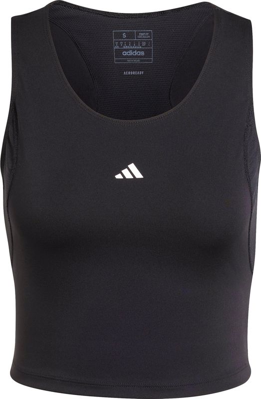 adidas - TECHFIT - Sporttop - Zwart - Polyester/Elasthan