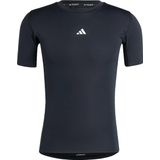 adidas - TECHFIT Compression - Sportshirt - Zwart - Polyester