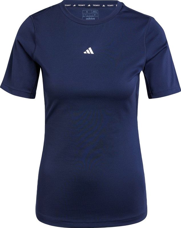 adidas Performance TECHFIT Training T-shirt - Dames - Blauw