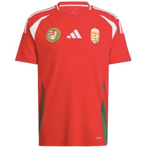 adidas - Hongarije - Sportshirt - Rood/Wit - AEROREADY - Woven Crests