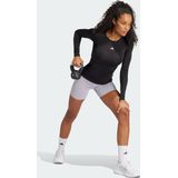 adidas Performance TECHFIT Training Longsleeve Dames Zwart