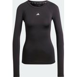 adidas Performance TECHFIT Training Longsleeve Dames Zwart