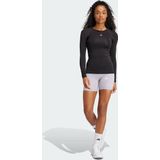 adidas Performance TECHFIT Training Longsleeve Dames Zwart