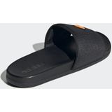 adidas - COMFORT ADILETTE - Badslippers - Core Black / Crew Orange - Synthetisch