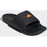 adidas - COMFORT ADILETTE - Badslippers - Core Black / Crew Orange - Synthetisch