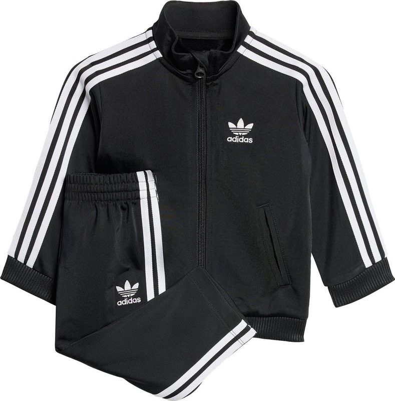 adidas - Iconisch Trainingspak - Zwart - 100% Gerecycled Polyester