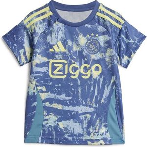 adidas - Ajax Uit Babykit - Voetbaltenue - Rood/Wit - 100% Gerecycled Polyester