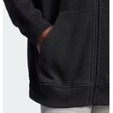 adidas Originals Essentials Fleece Ritshoodie - Dames - Zwart