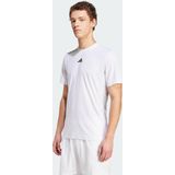 adidas Performance Tennis Pro AIRCHILL FreeLift T-shirt - Heren - Wit