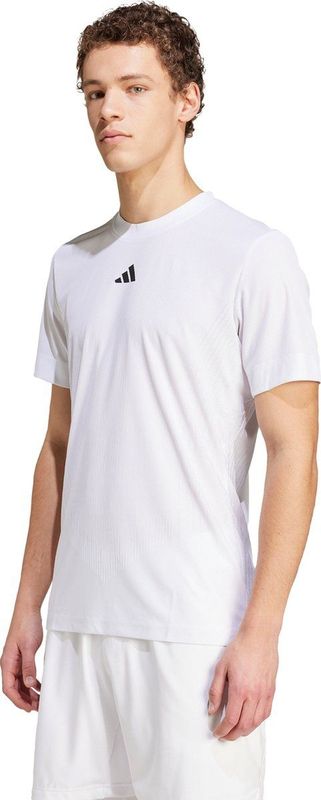 adidas Performance Tennis Pro AIRCHILL FreeLift T-shirt - Heren - Wit