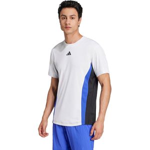 adidas - T-shirt - Zwart - 100% Gerecycled Polyester - Slim Fit