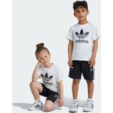 adidas - Kinderset - Short en T-Shirt - Zwart - Katoen