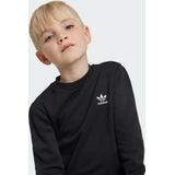 adidas - Kinderset - Fleece - Zwart - 70% Katoen/30% Gerecycled Polyester