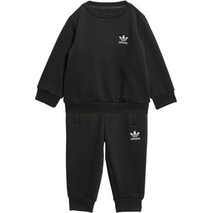 ADIDAS ORIGINALS - Joggingpak - Zwart/Wit - Crew Set - 2-delig