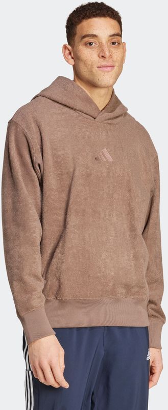 adidas - Sweatshirt - Zwart - Katoen en Gerecycled Polyester