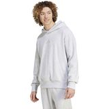 Adidas - Elevated All Szn Terry Loop Hoodie - Grijs - Katoenmix