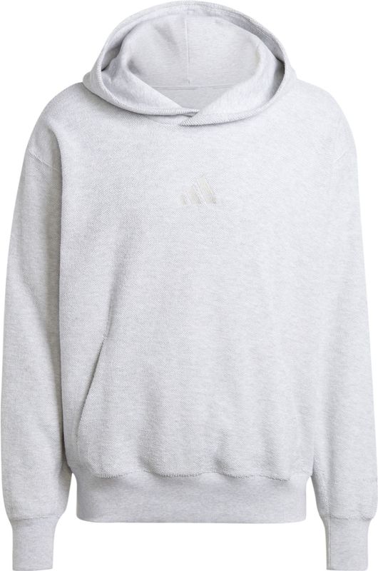 Adidas - Elevated All Szn Terry Loop Hoodie - Grijs - Katoenmix