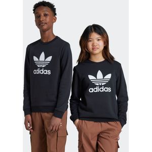 adidas - Trefoil Crew - Sweatshirt - Grijs - Kids