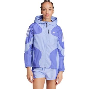 adidas Performance Own the Run Base WIND.RDY Jack - Dames - Blauw- 2XS