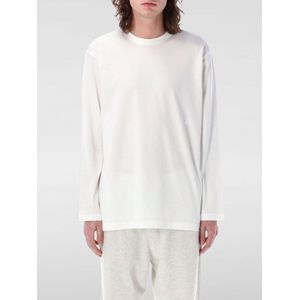 Y-3 - Lange Mouwen T-shirt - Wit - Katoen