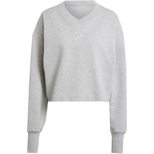 Geripptes Sweatshirt mit V-Ausschnitt, Damen adidas All Szn