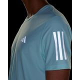adidas Performance Own the Run T-shirt - Heren - Turquoise
