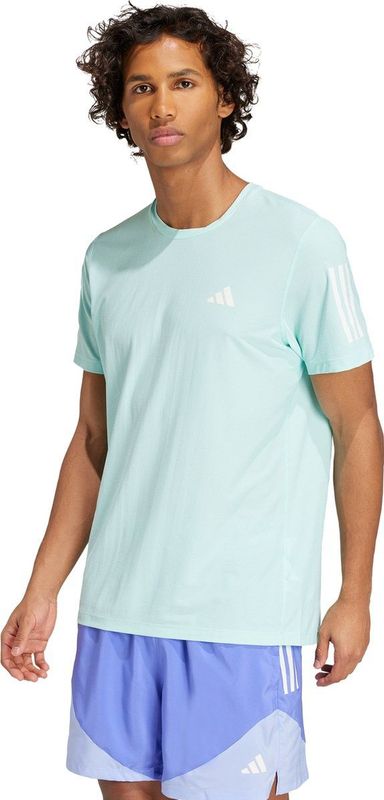adidas Performance Own the Run T-shirt - Heren - Turquoise