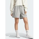 adidas - ALL SZN Rib Short - Korte Broek - Grijs - Dames - 2XL