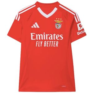 Adidas - Benfica 24/25 Thuis T-shirt - Rood - 100% Gerecycled Materiaal